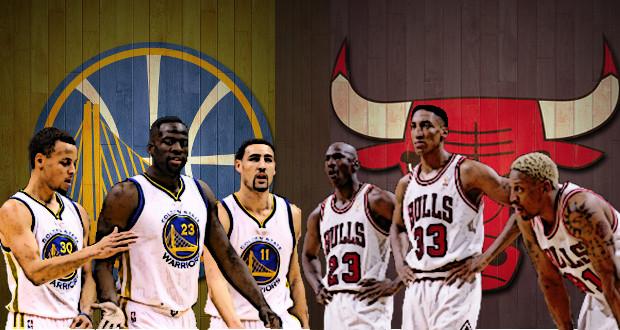 Chicago Bulls vs Golden State Warriors comparaison