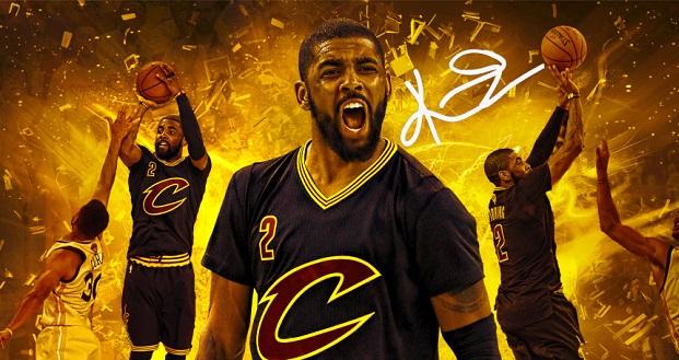Jersey dédicacé Kyrie irving