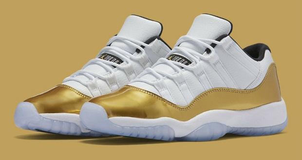Air Jordan 11 Low Metallic Gold