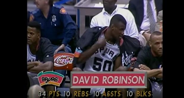 David Robinson Quadruple-double