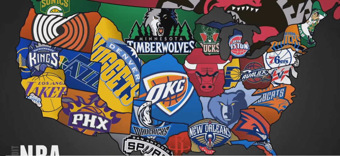 TrashTalk Fantasy League nba map conference