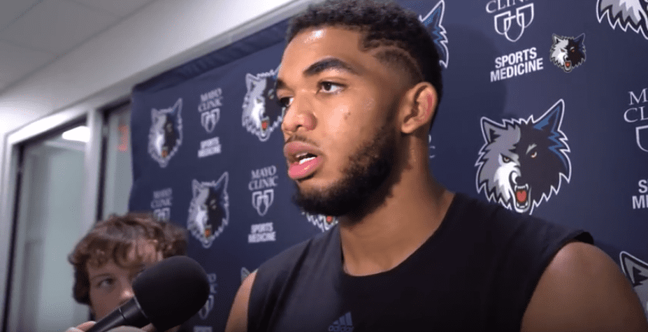 Karl-Anthony Towns, Wolves, Kevin Garnett, sophomore