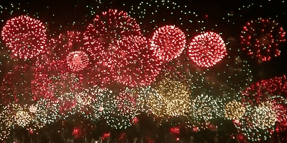 Feu d'artifice programme