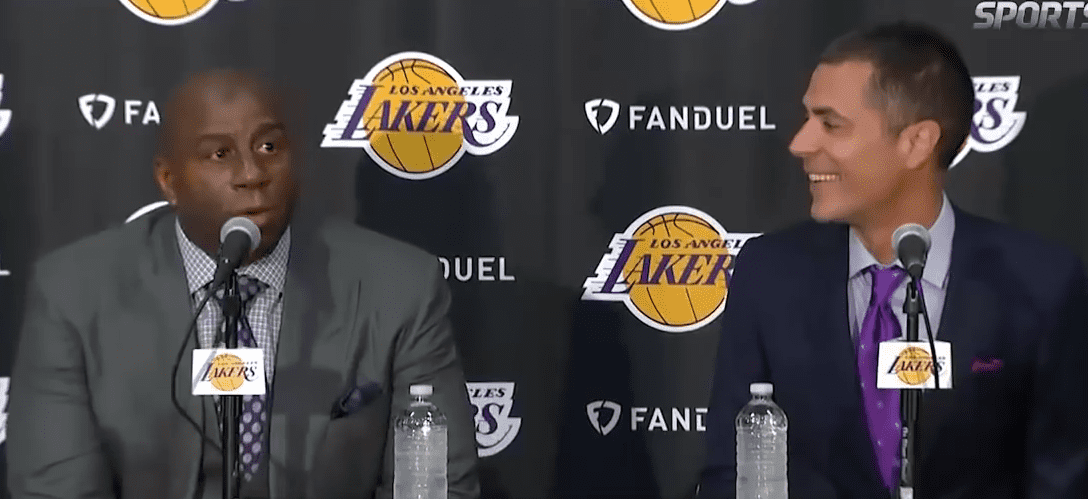 Rob pelinka et Magic Johnson, Los Angeles Lakers