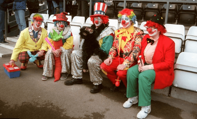 Cavs clowns