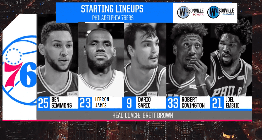 lebron sixers