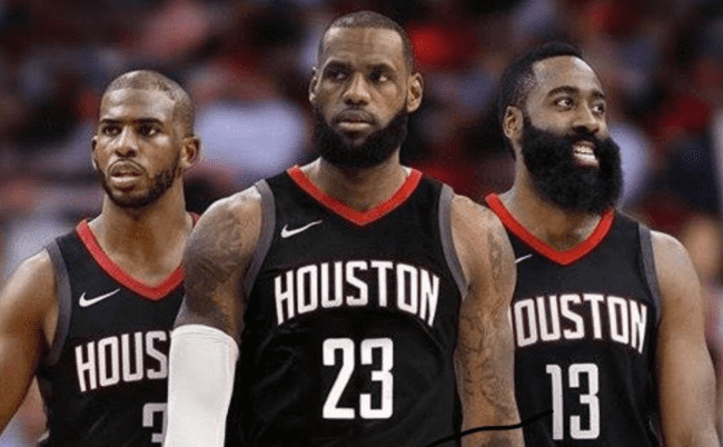 lebron rockets