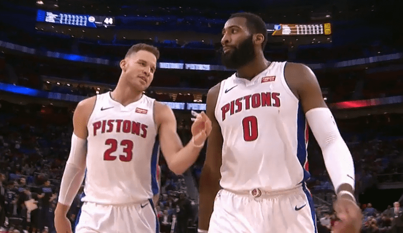 Blake Griffin andre drummond pistons- pari