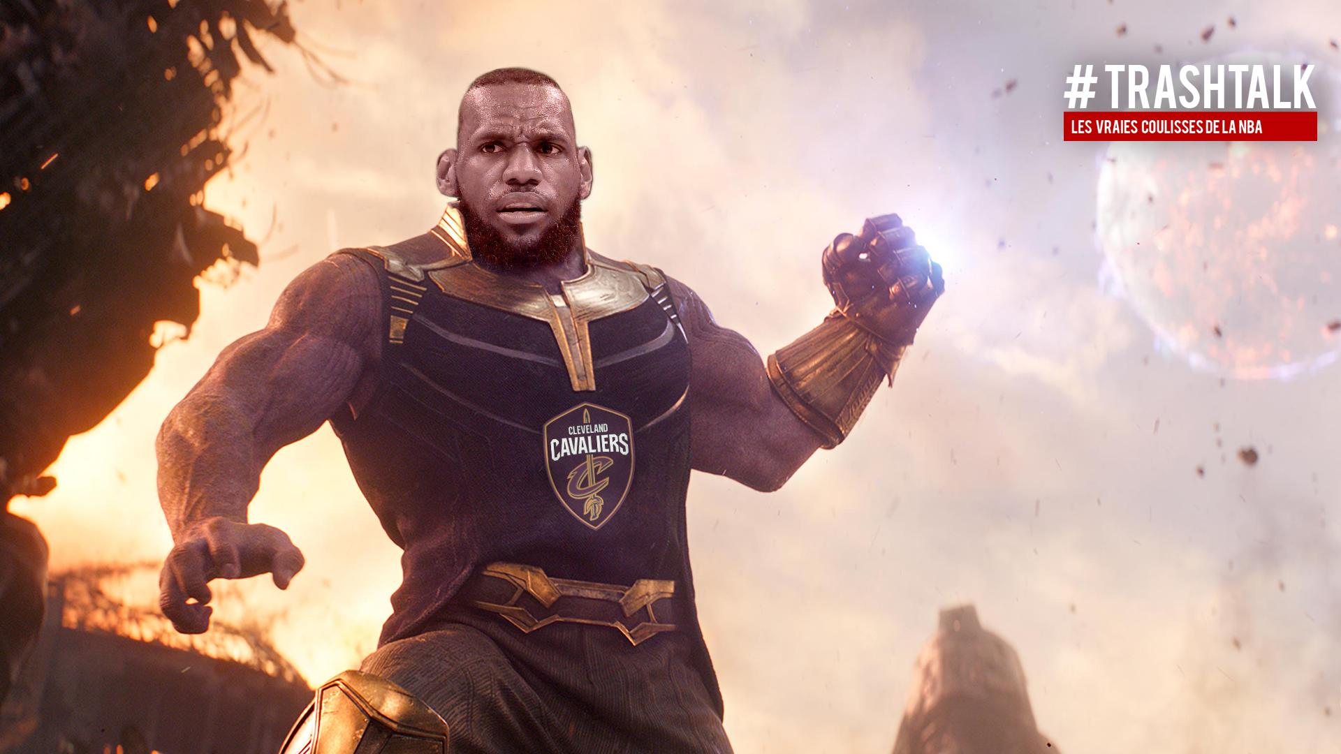 LeBron James Thanos pari