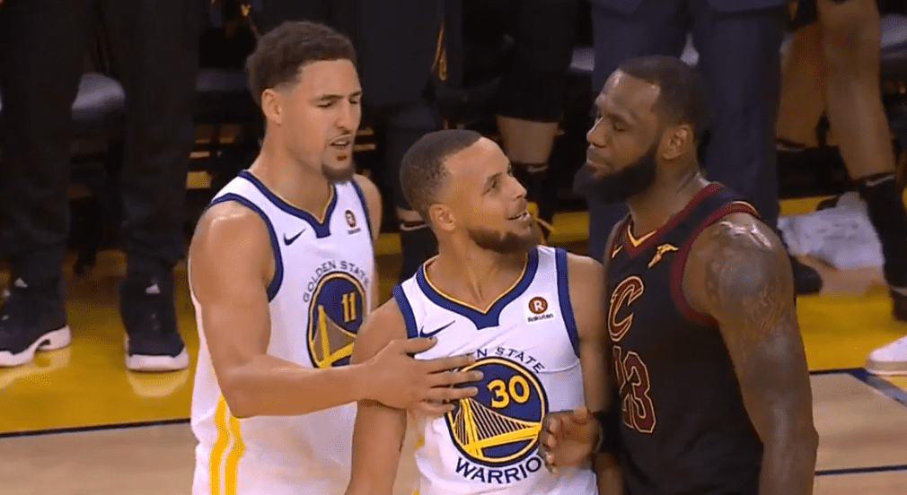 Warriors - Cavs - LeBron James, Stephen Curry