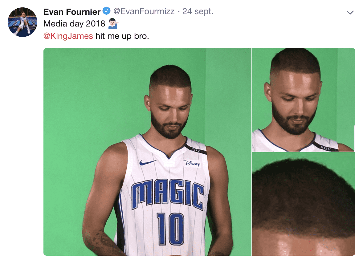 Evan Fournier Tweet