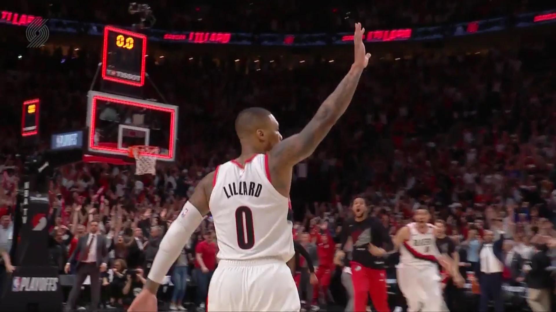 Damian Lillard celebration