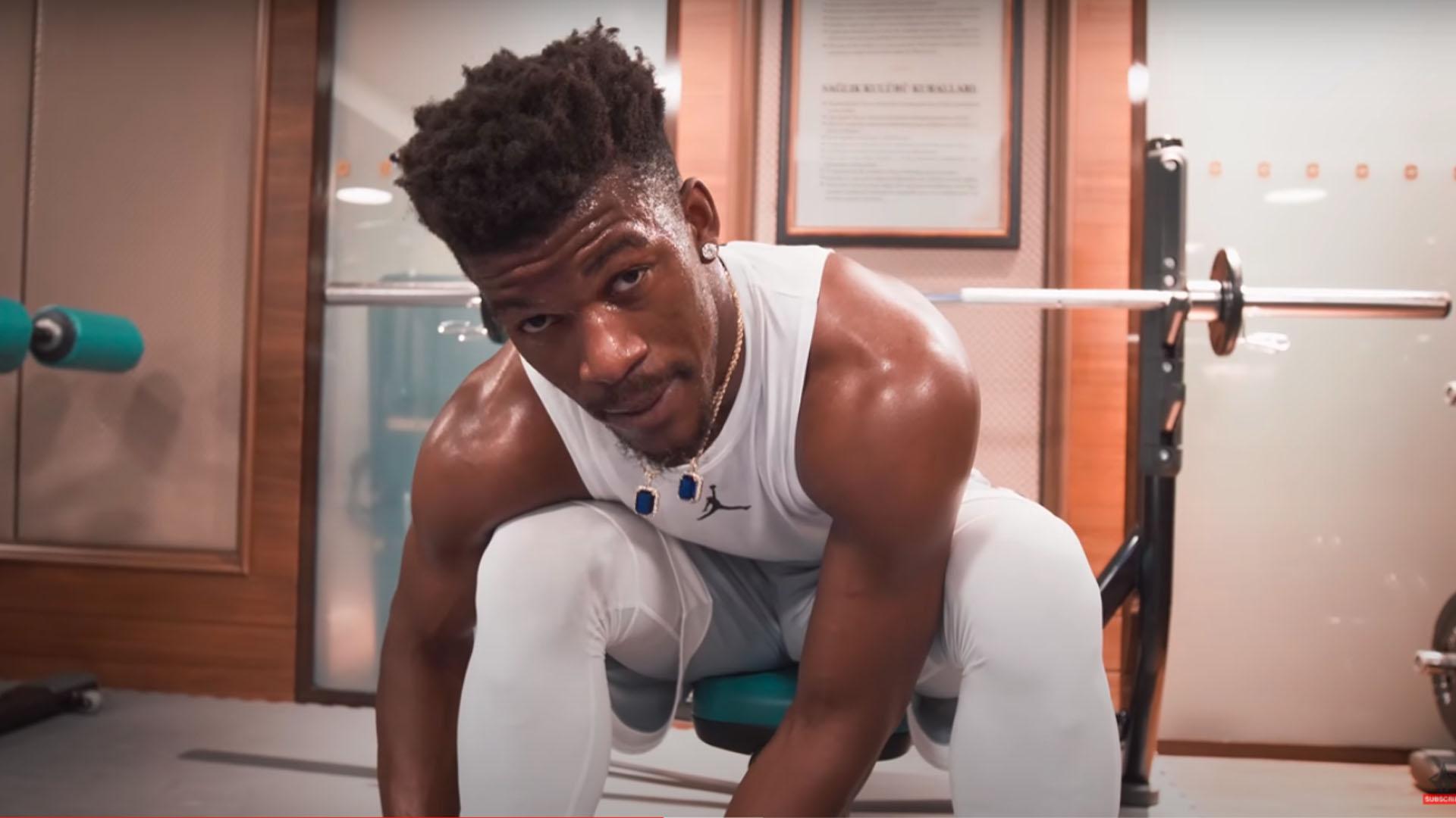 Jimmy Butler training