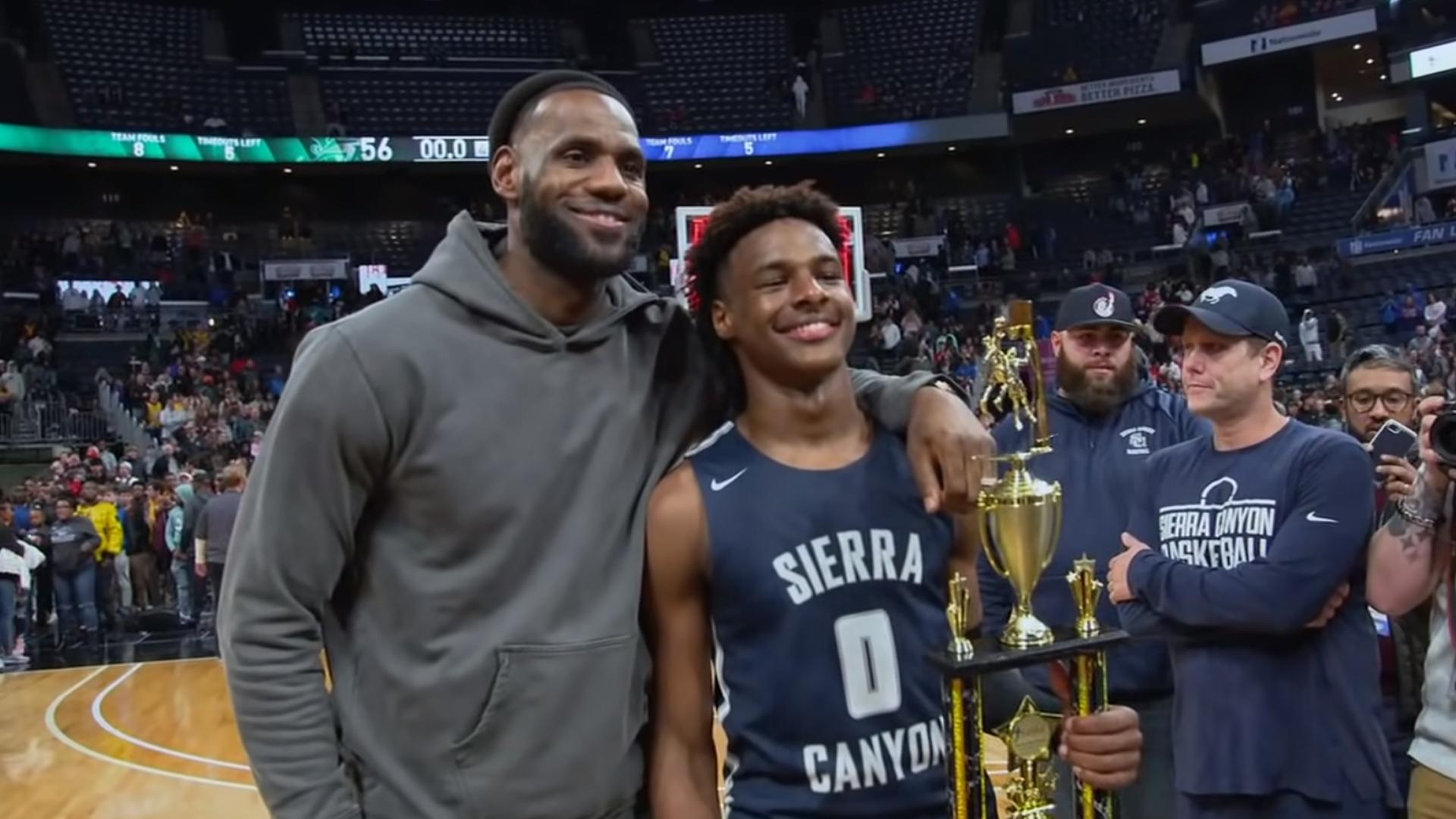 LeBron James Bronny