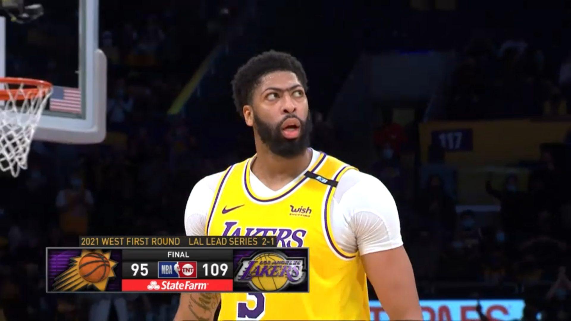 Anthony Davis Lakers vs Suns 28 mai 2021
