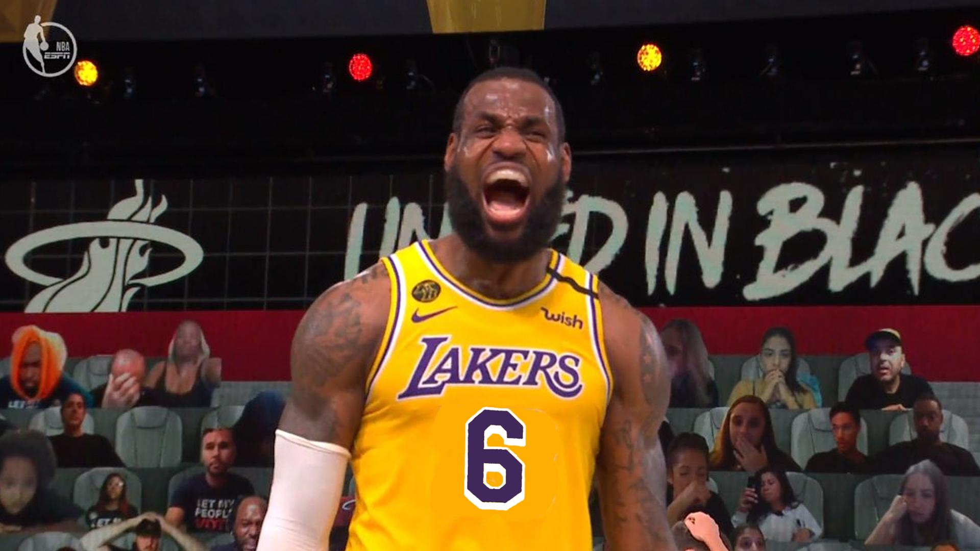 LeBron James numéro 6 9 juin 2021