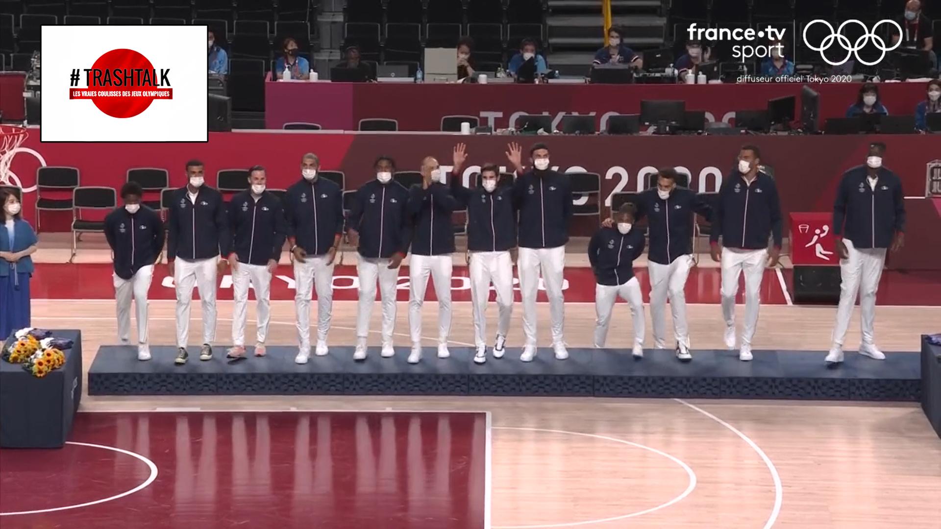 Equipe de France Cérémonie médaille 7 août 2021