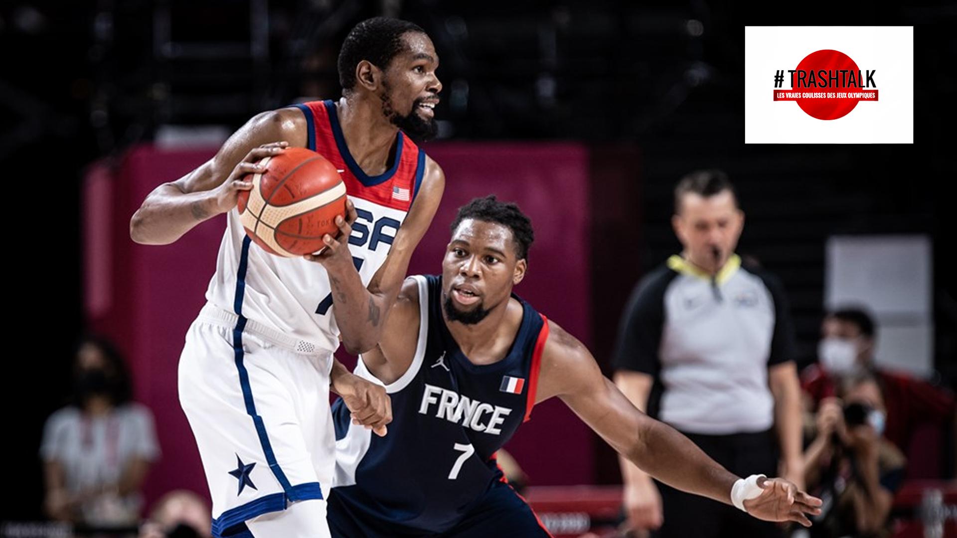 Guerschon Yabusele Kevin Durant 3 Team USA 7 août 2021