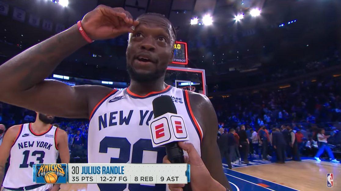 Julius Randle 21 octobre 2021