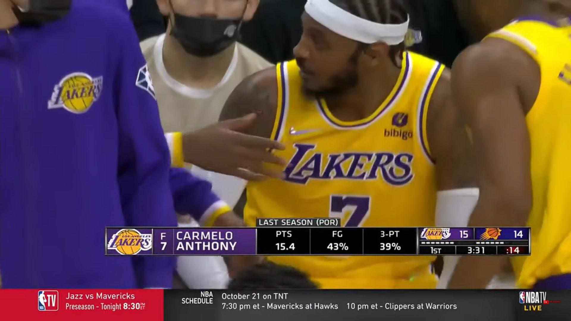 melo lakers