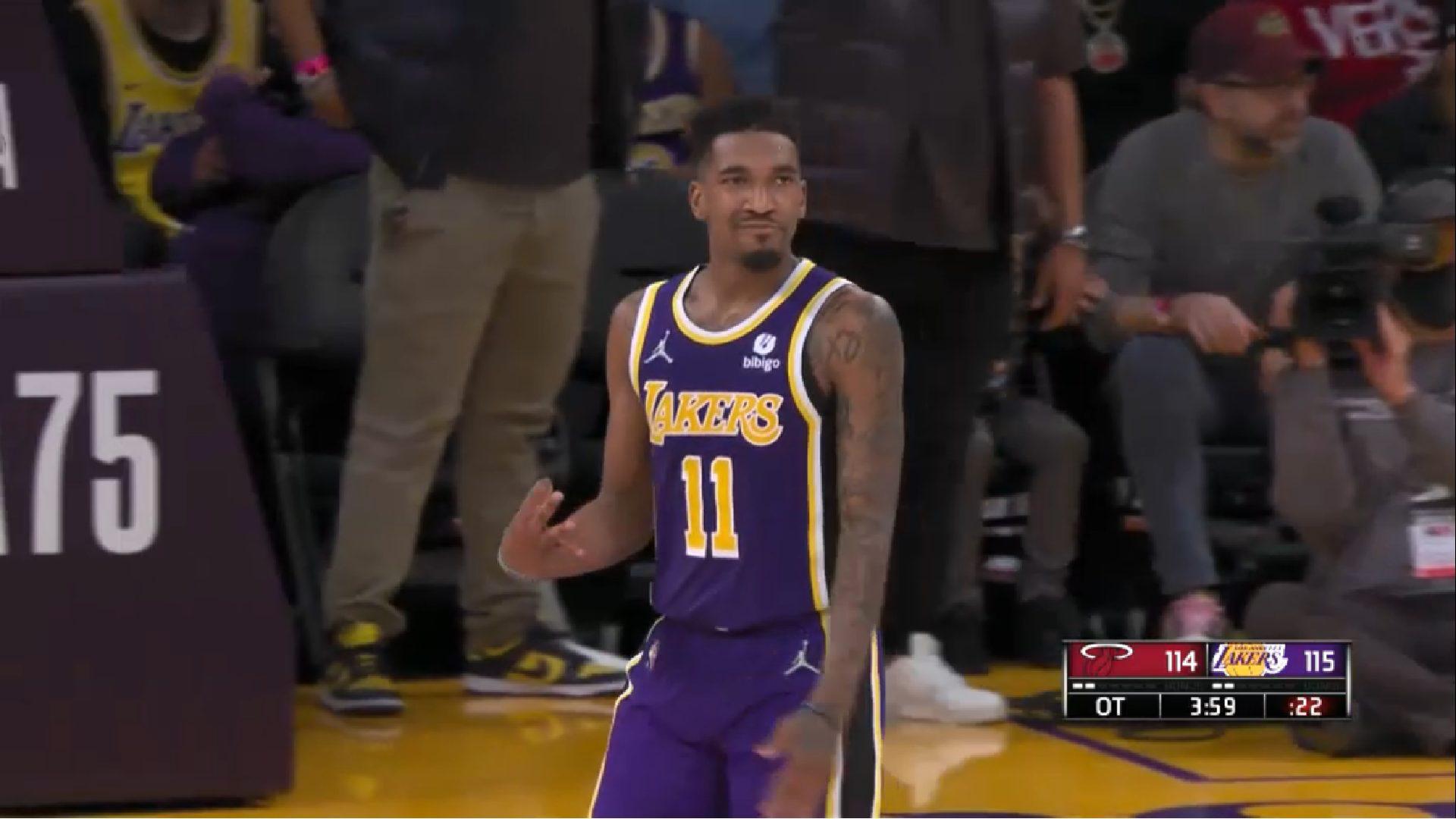 Malik Monk Lakers 11 novembre 2021