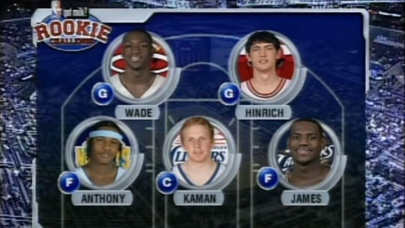 Rookie Game 13 février 2004