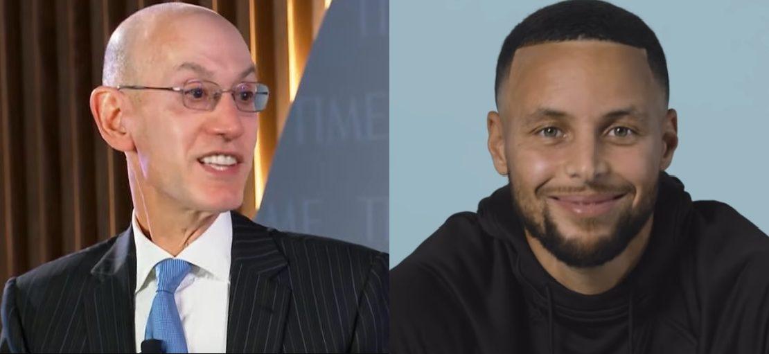 Adam Silver Stephen Curry 6 juin 2022