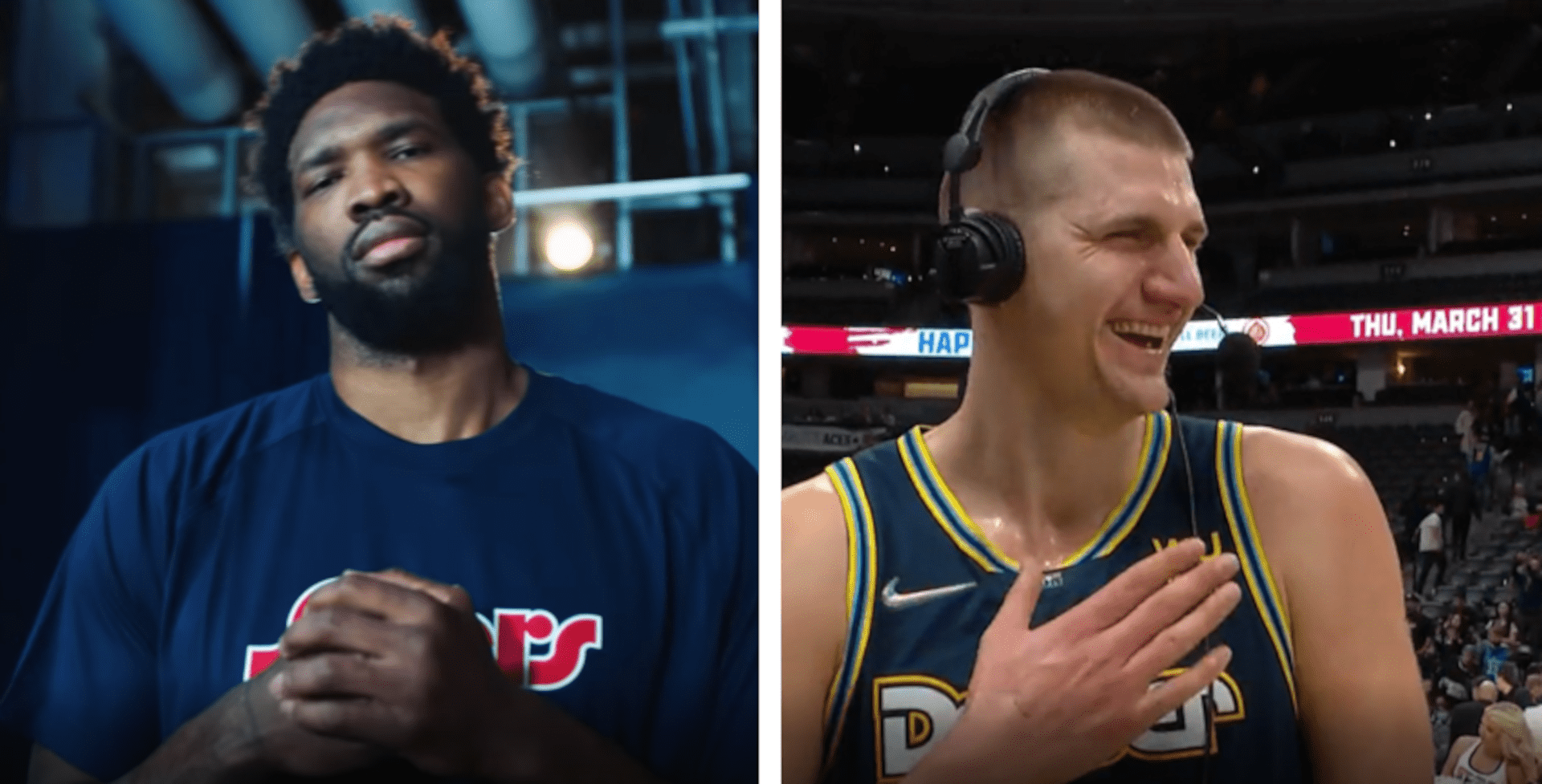 Joel Embiid Nikola Jokic 18 juillet 2022