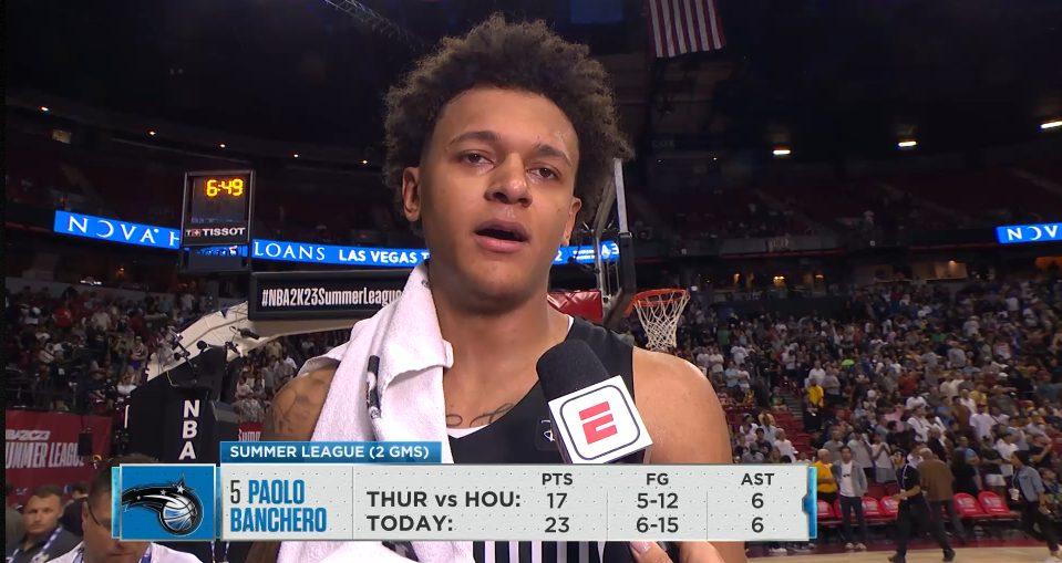 Paolo Banchero 10 juillet 2022