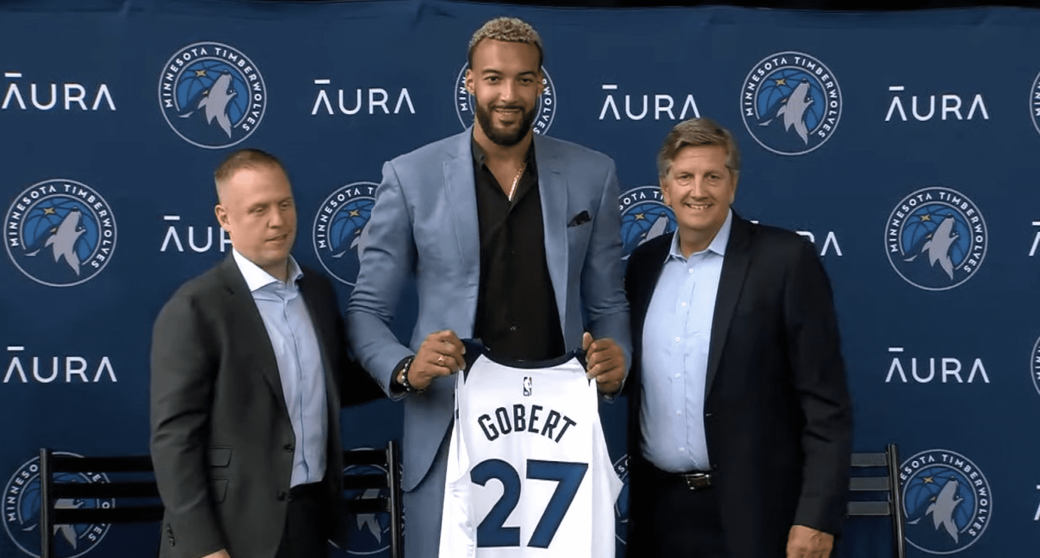 Rudy Gobert présa Wolves
