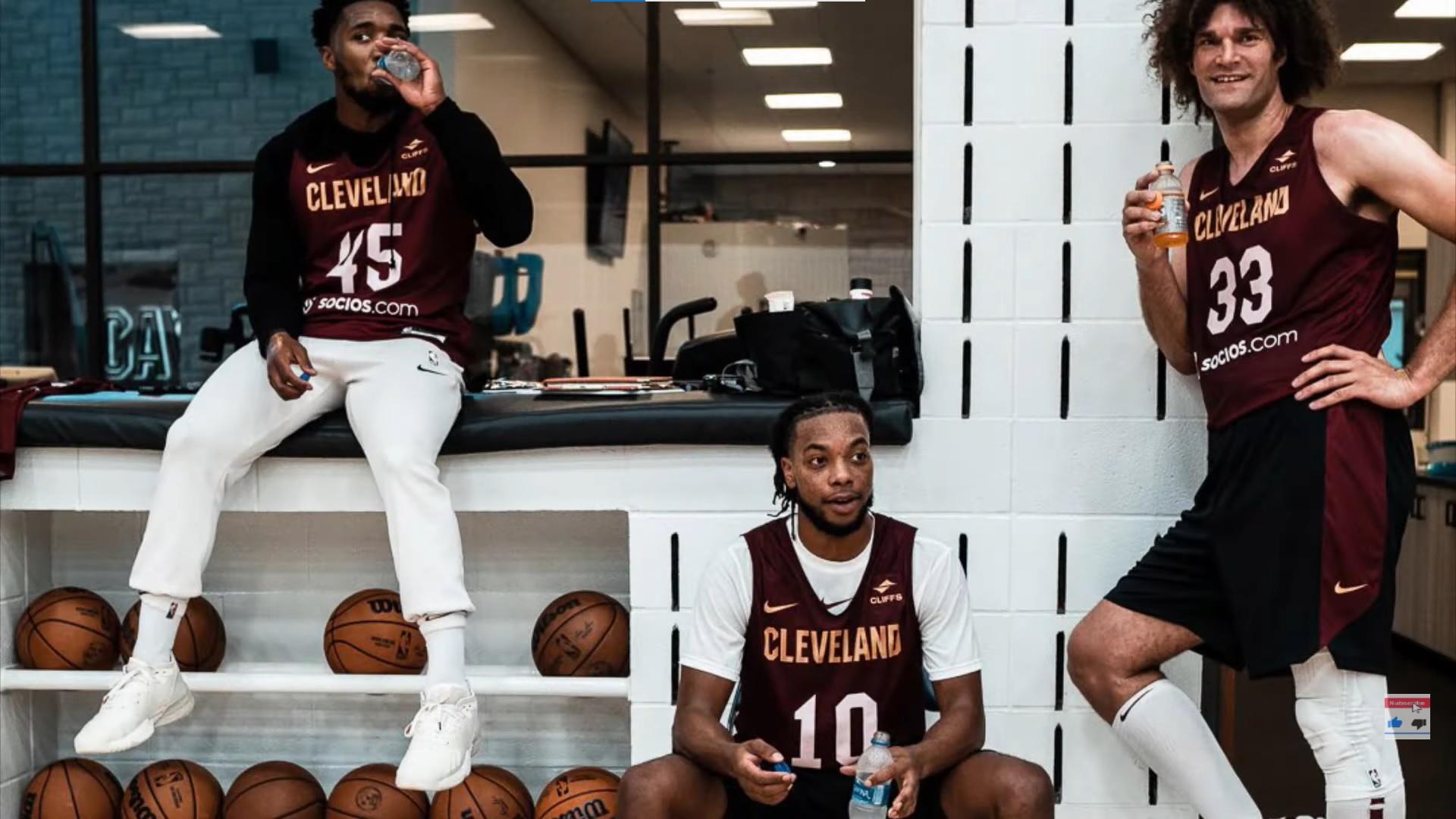 Mitchell Garland Lopez Cavaliers pré-saison