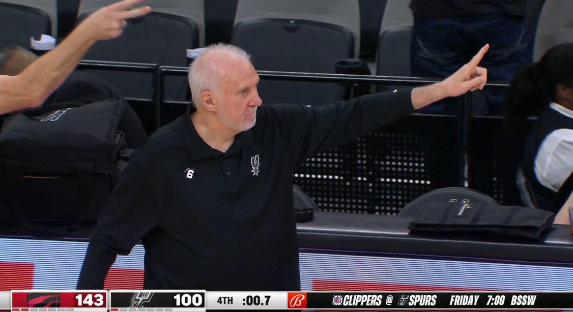 Gregg Popovich 3 novembre 2022