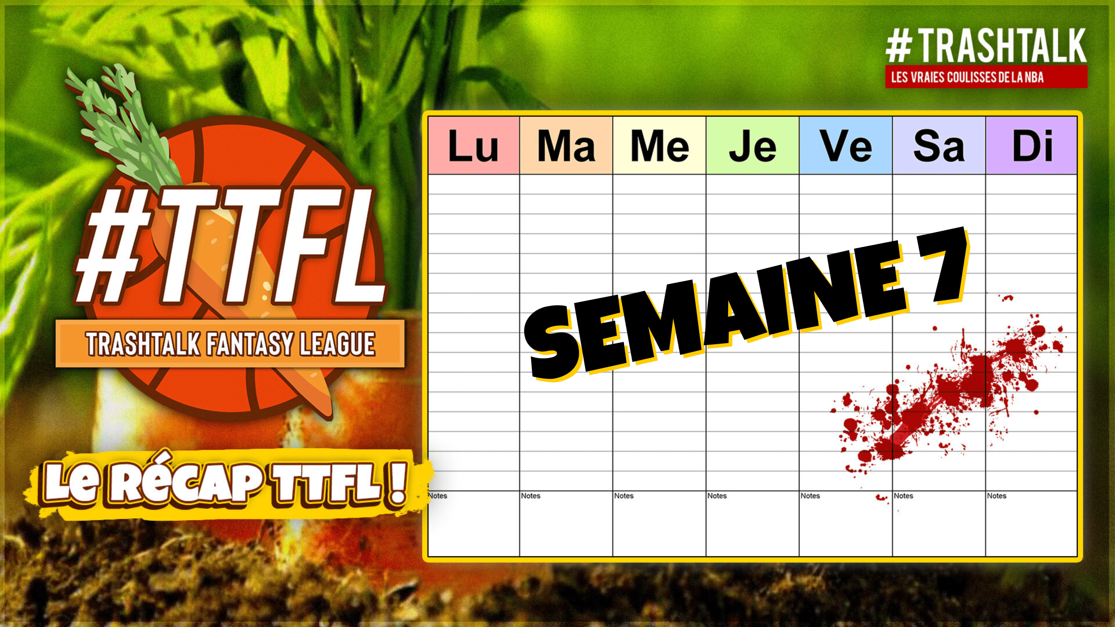 Recap semaine 7 TrashTalk Fantasy League