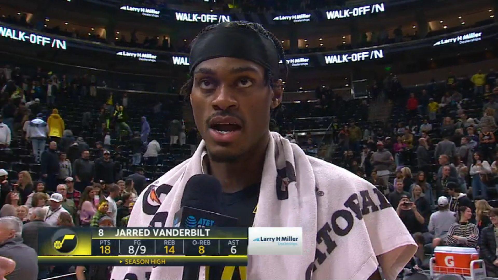 Jarred Vanderbilt Jazz 14 décembre 2022 résumé de la nuit