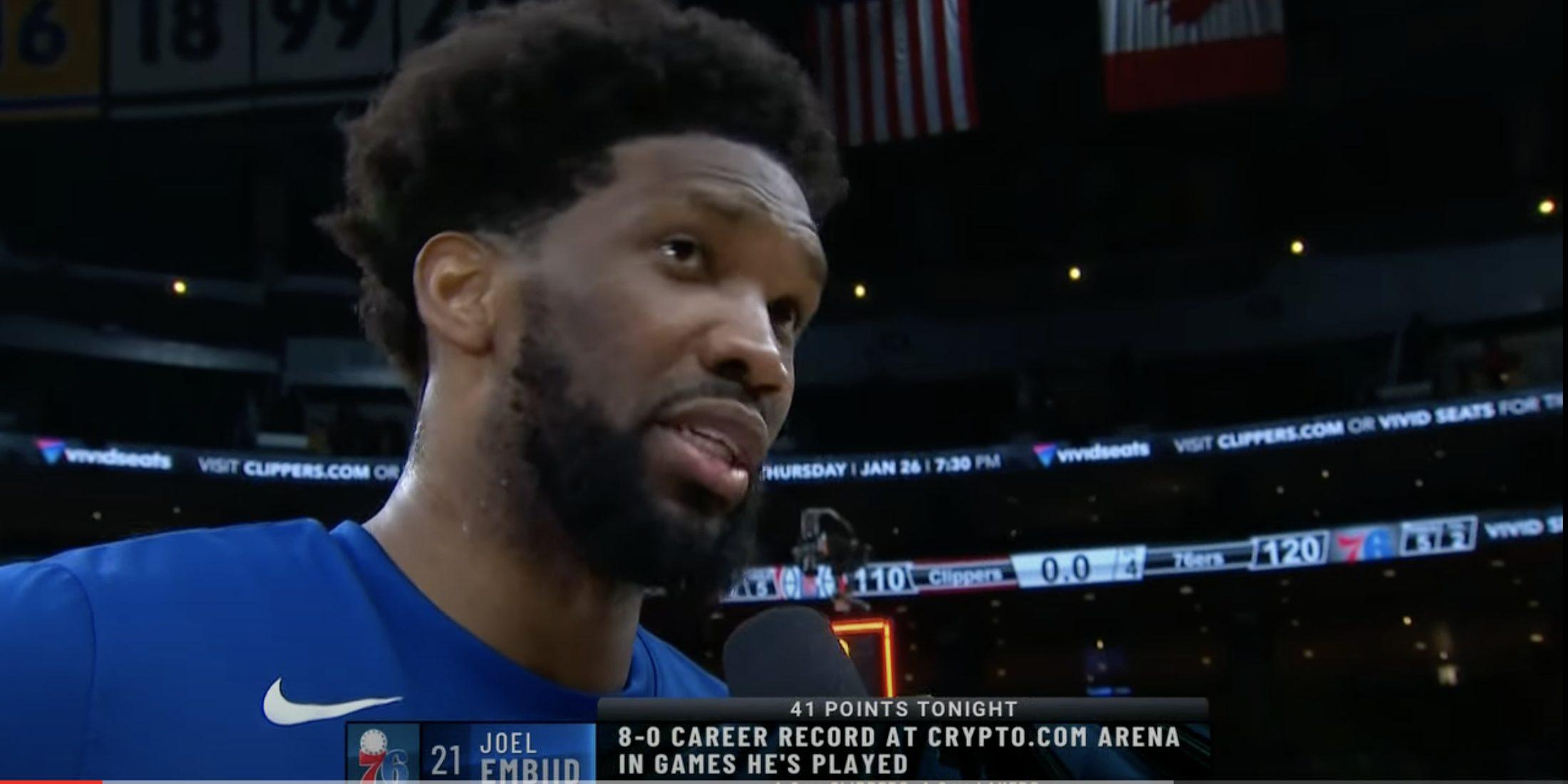 Joel Embiid 18 janvier 2022 résumé de la nuit NBA