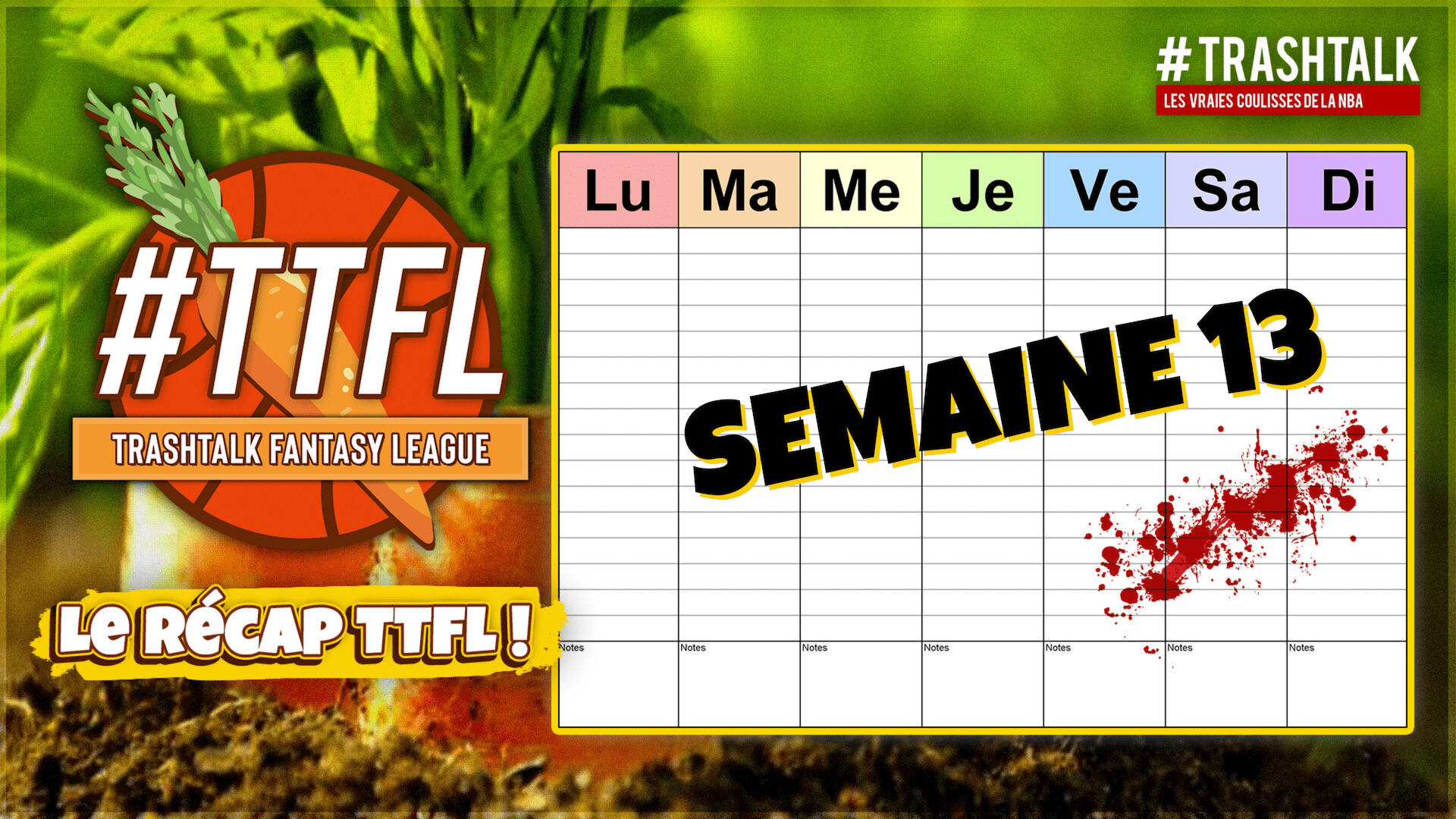 Récap semaine 13 TrashTalk Fantasy League
