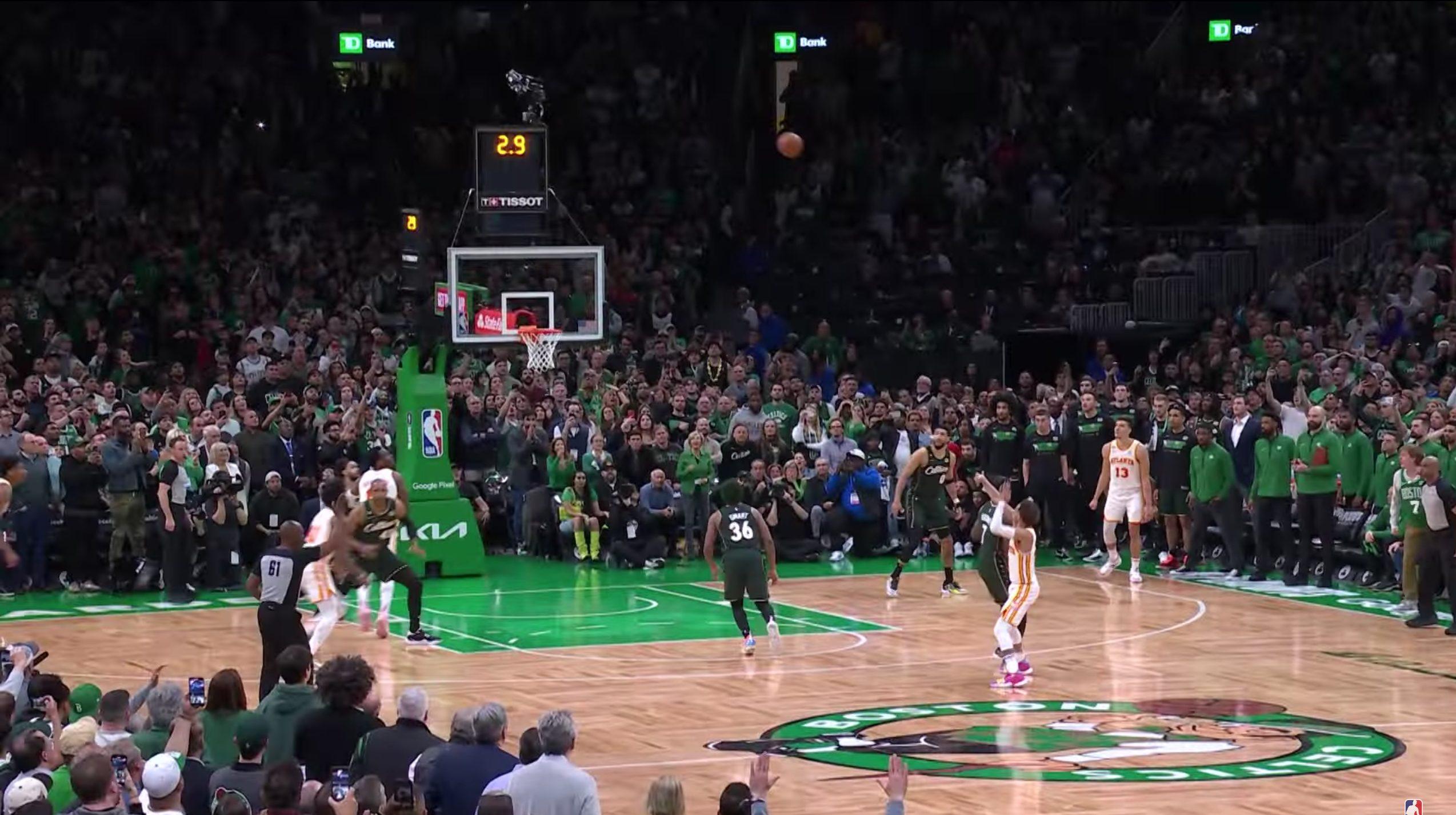 trae young game winner boston