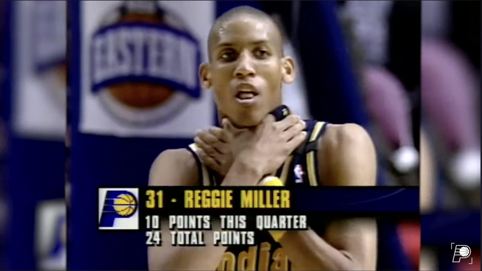 Reggie Miller. 31/05/23 Knicks Pacers