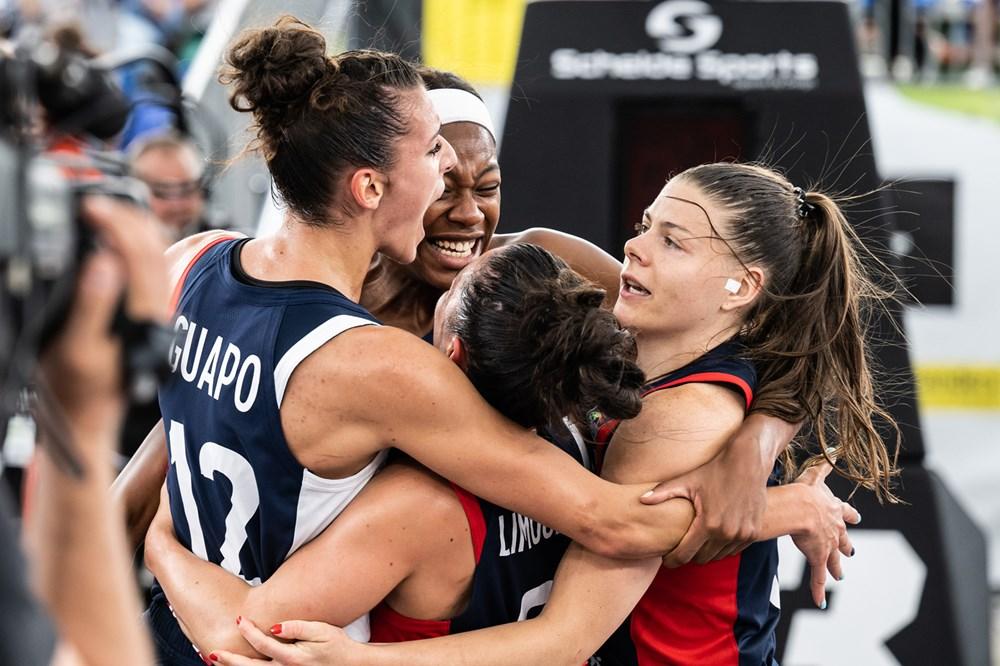 Laetitia Guapo Marie Eve Paget Coupe du Monde 3x3 2022