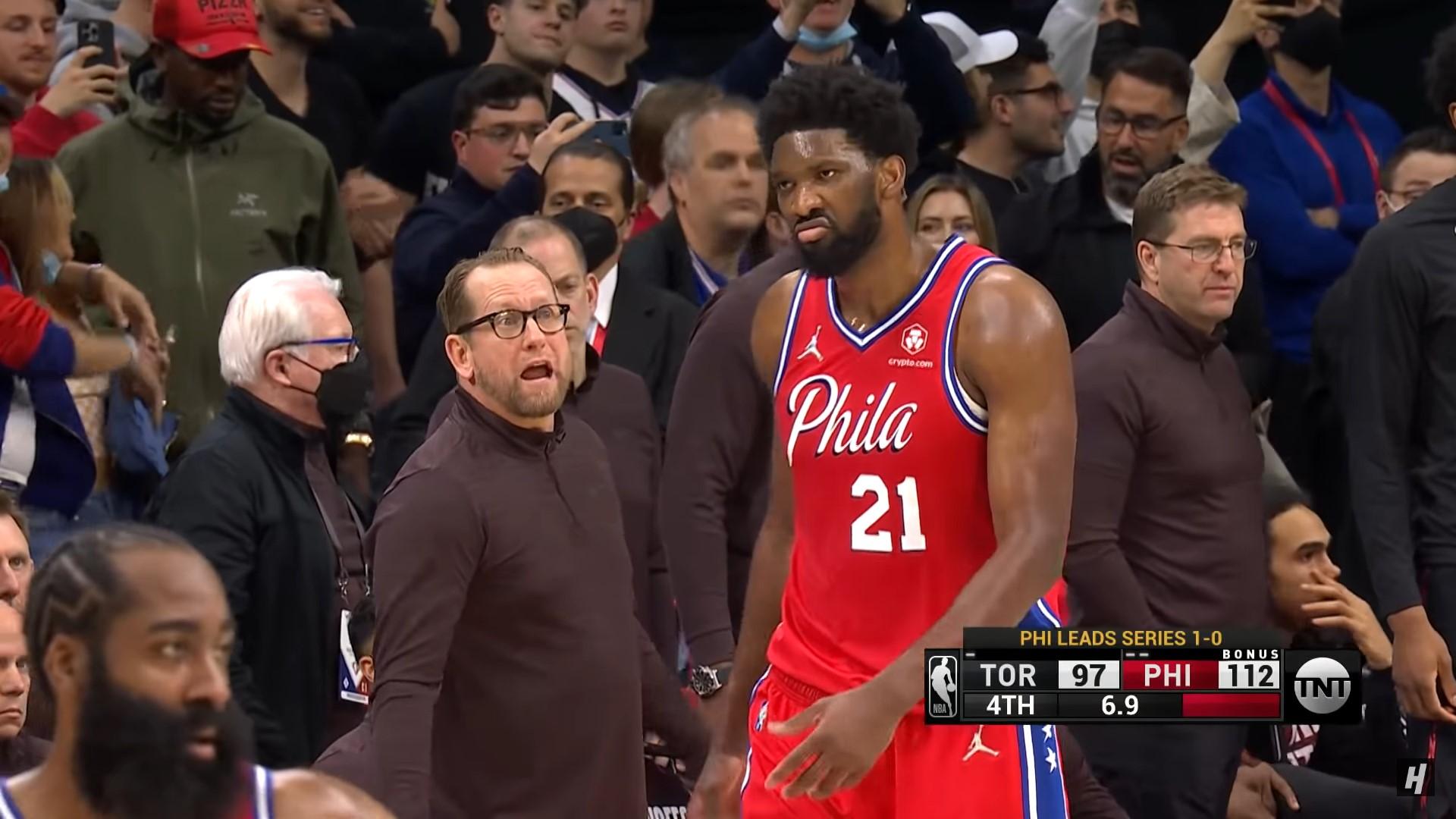 Nick Nurse Joel Embiid