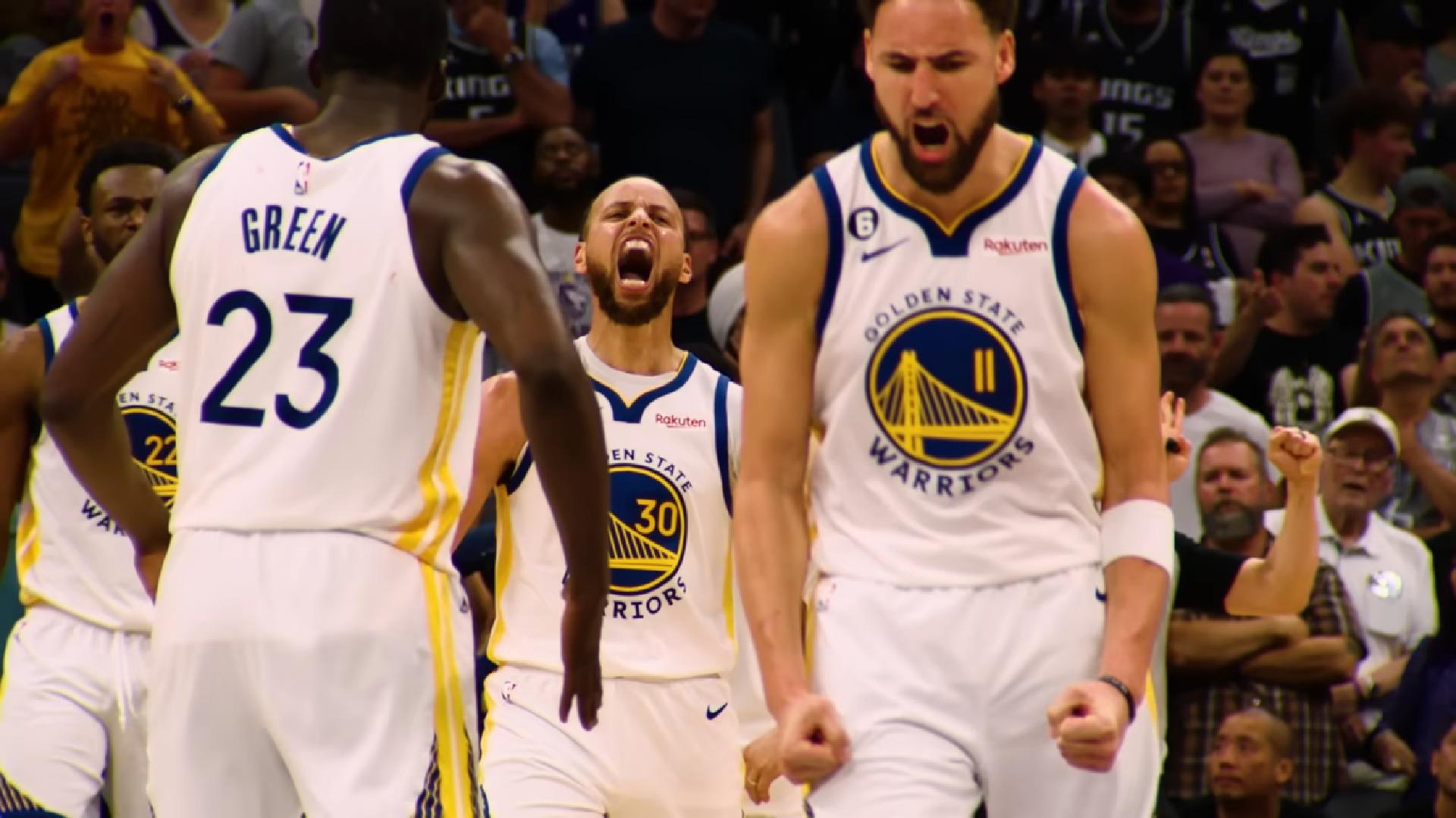 Warriors Stephen Curry Klay Thompson Draymond Green 23 mai 2023