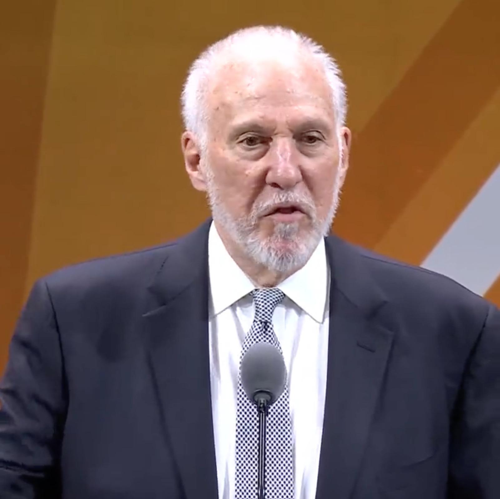 Gregg Popovich Hall of Fame