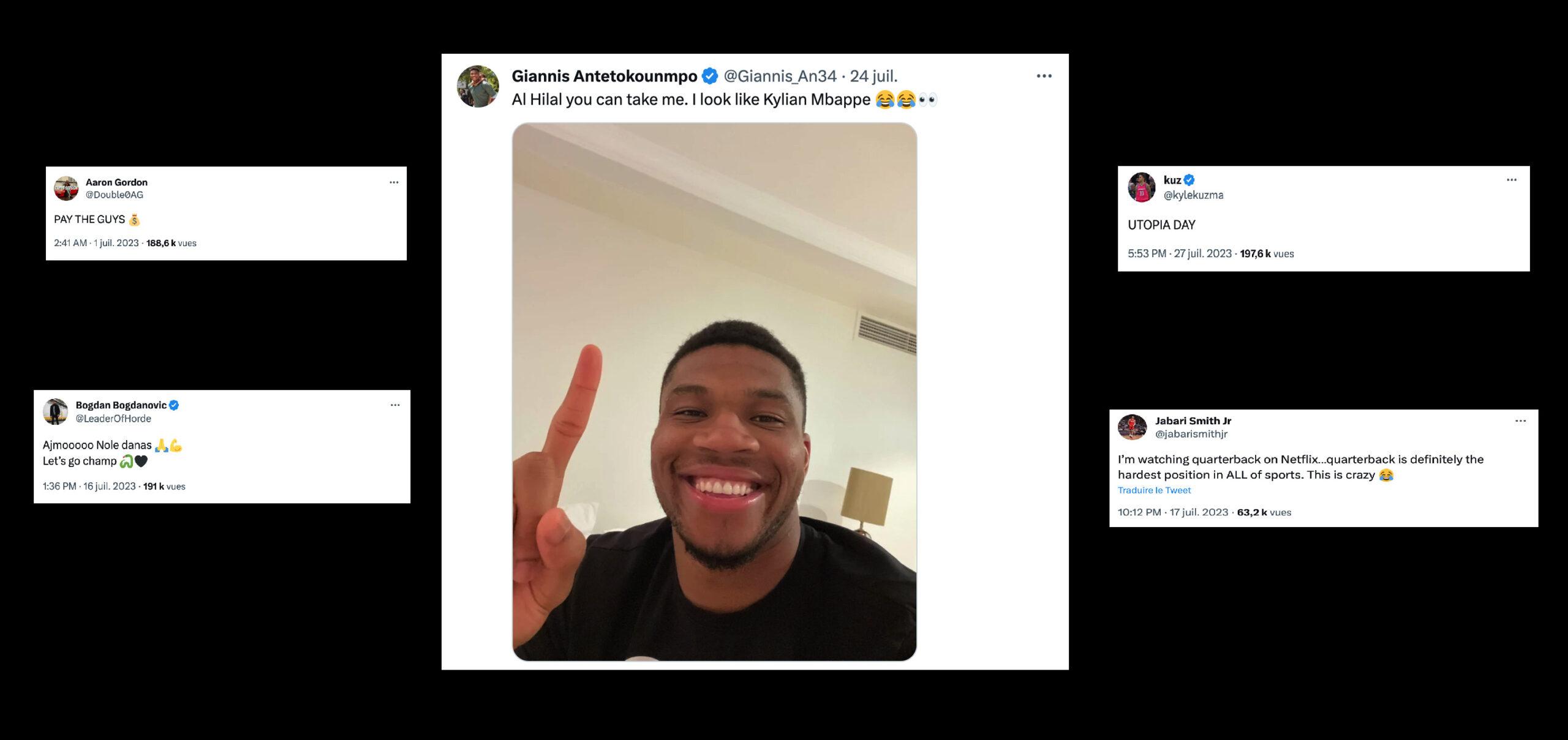 Twitter Juillet 2023 Giannis
