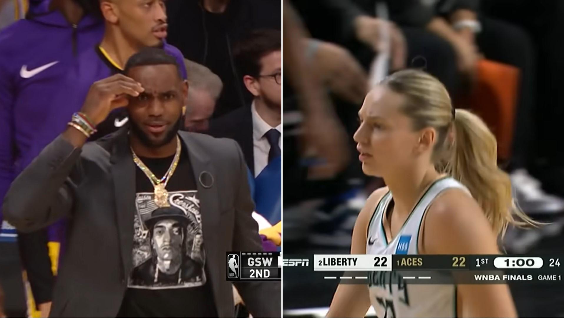 lebron james marine johaness