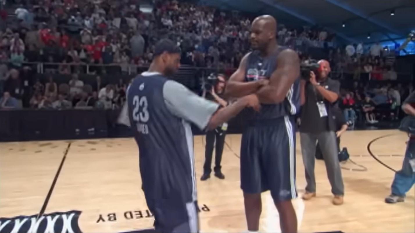 lebron james shaquille o'neal