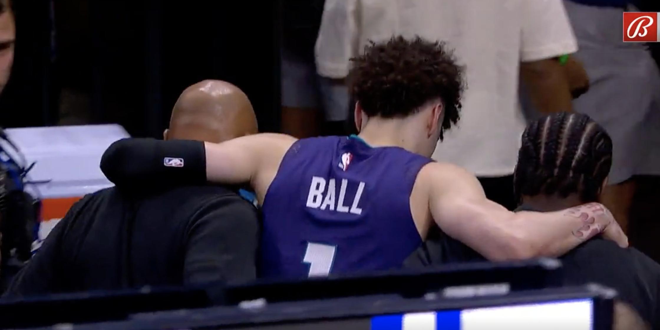 LaMelo Ball Hornets blessure 27 novembre