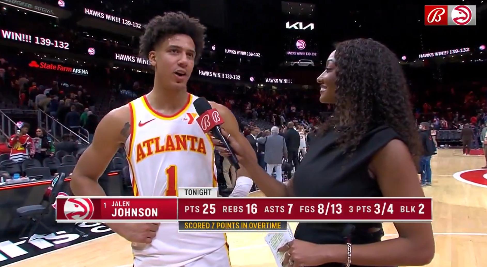 Jalen Johnson 11 janvier 2024