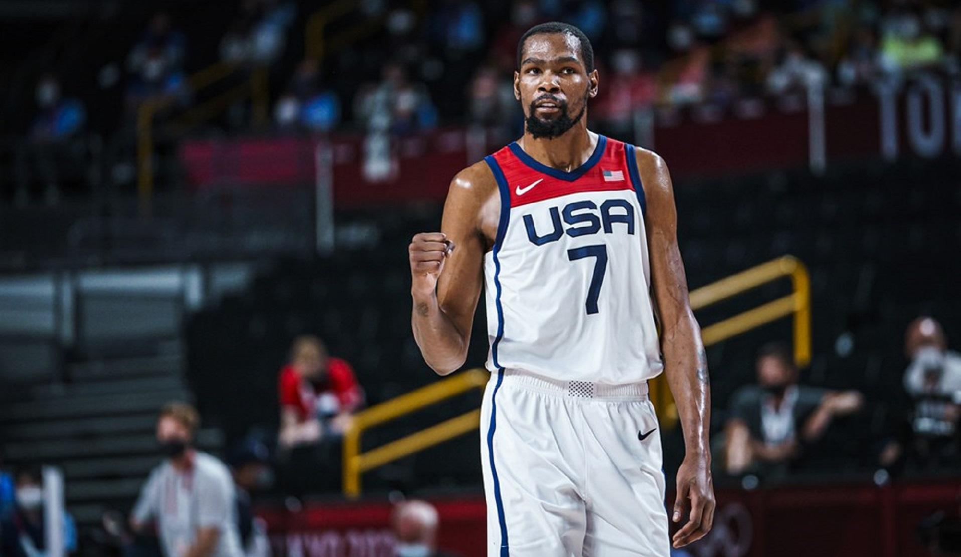 Kevin Durant Team USA Jeux Olympiques 24 janvier 2024