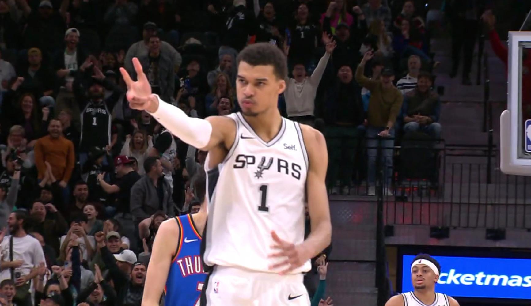 Victor Wembanyama, San Antonio Spurs, 1er mars 2024