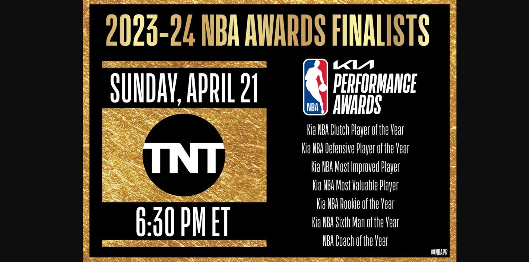 Trophées NBA 18 avril 2024